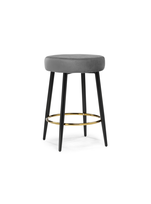 Барный стул Plato dark grey