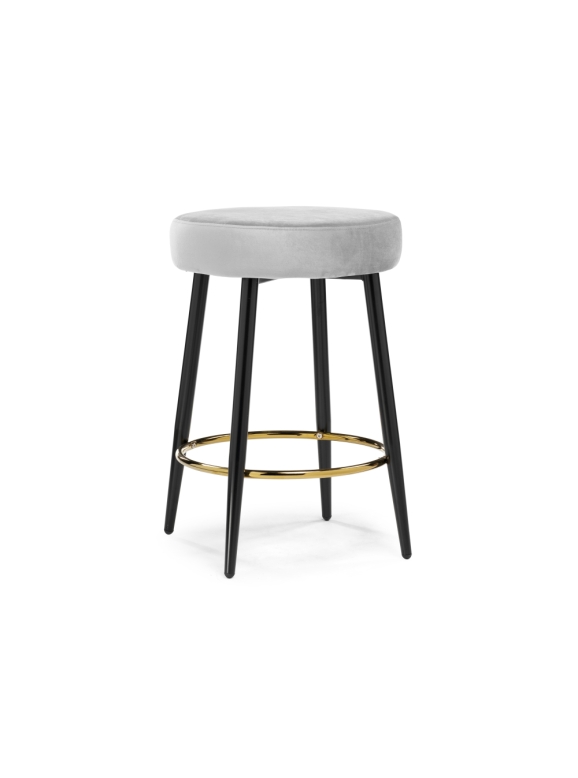 Барный стул Plato light gray