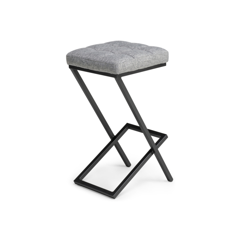 Полубарный стул Амаури графит / черный матовый