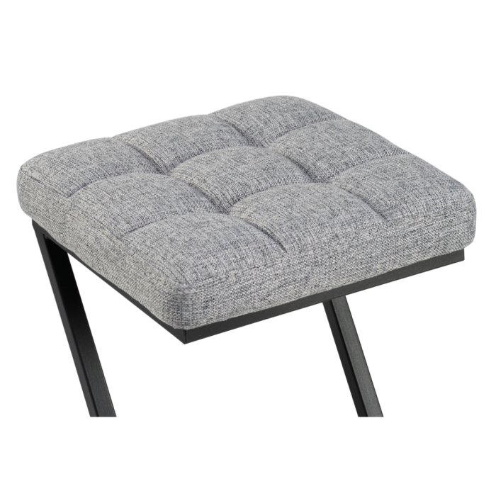 Полубарный стул Амаури графит / черный матовый