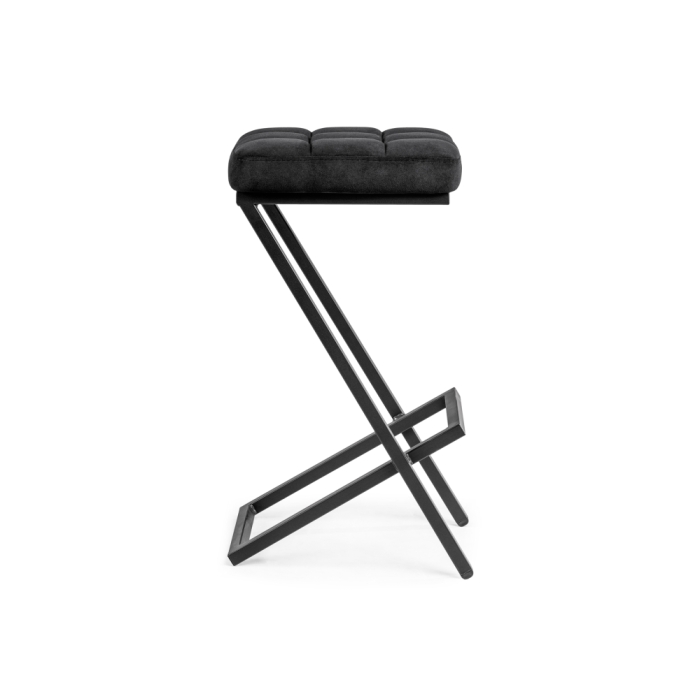 Полубарный стул Амаури катания блэк / черный матовый