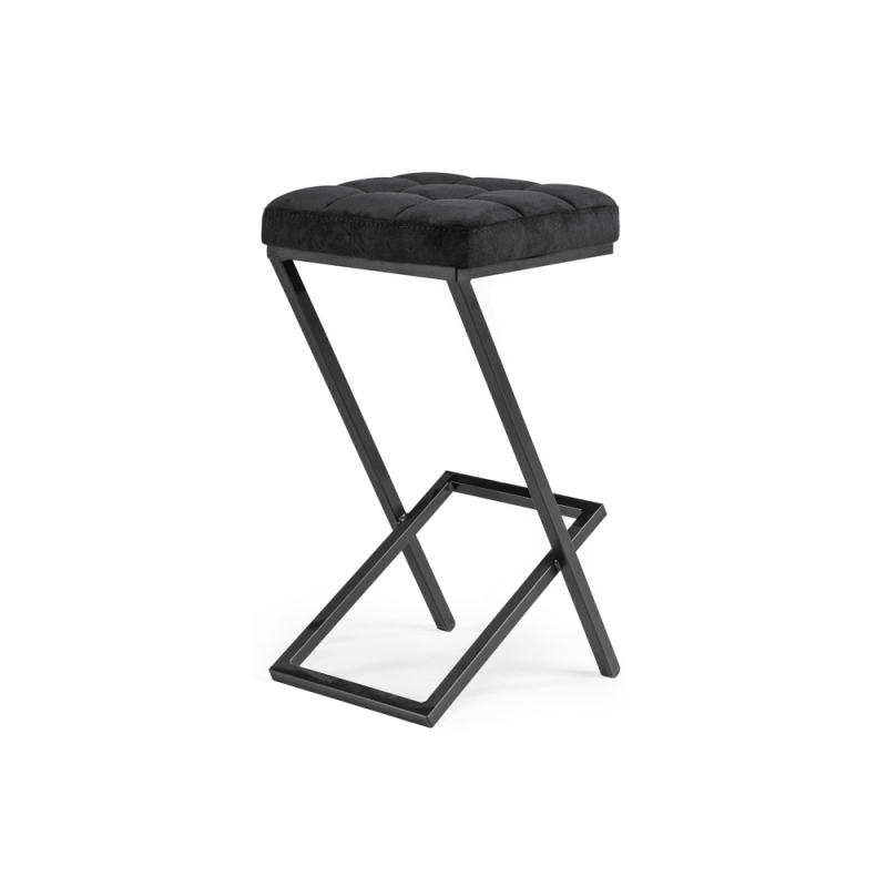 Полубарный стул Амаури катания блэк / черный матовый