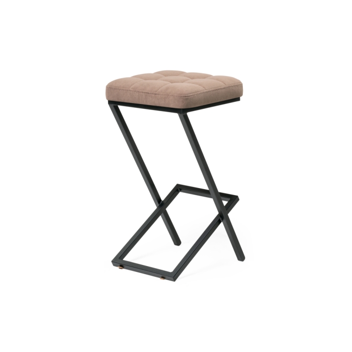 Полубарный стул Амаури катания корица / черный матовый