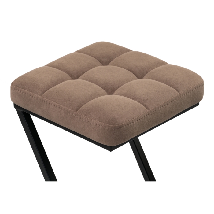 Полубарный стул Амаури катания корица / черный матовый