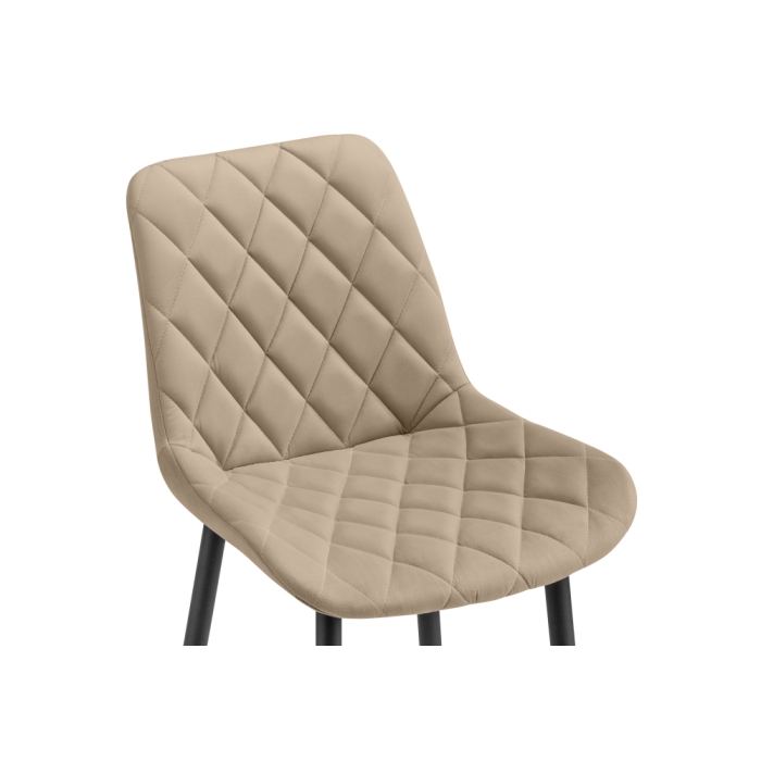 Полубарный стул Баодин Б/К бежевый / черный