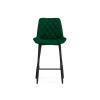 Полубарный стул Баодин Б/К зеленый / черный