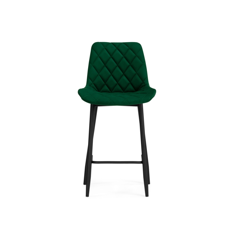 Полубарный стул Баодин Б/К зеленый / черный