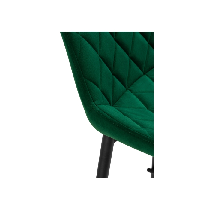 Полубарный стул Баодин Б/К зеленый / черный