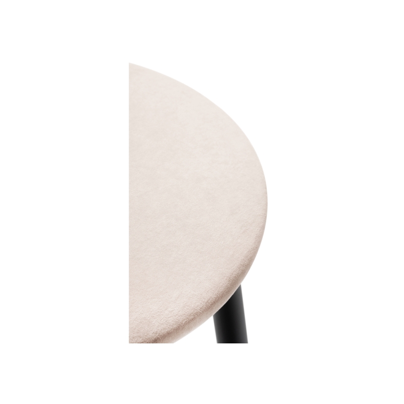 Полубарный стул Гангток катания айвори / черный матовый