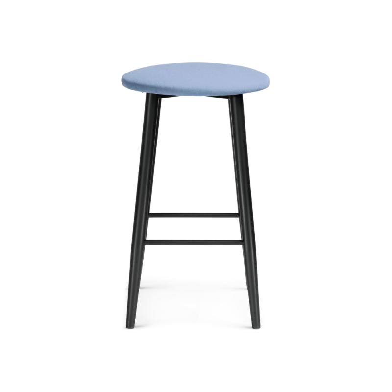 Полубарный стул Гангток катания дасти блю / черный матовый