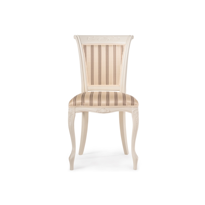 Деревянный стул Амбертин слоновая кость / агата серая