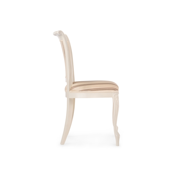 Деревянный стул Амбертин слоновая кость / агата серая