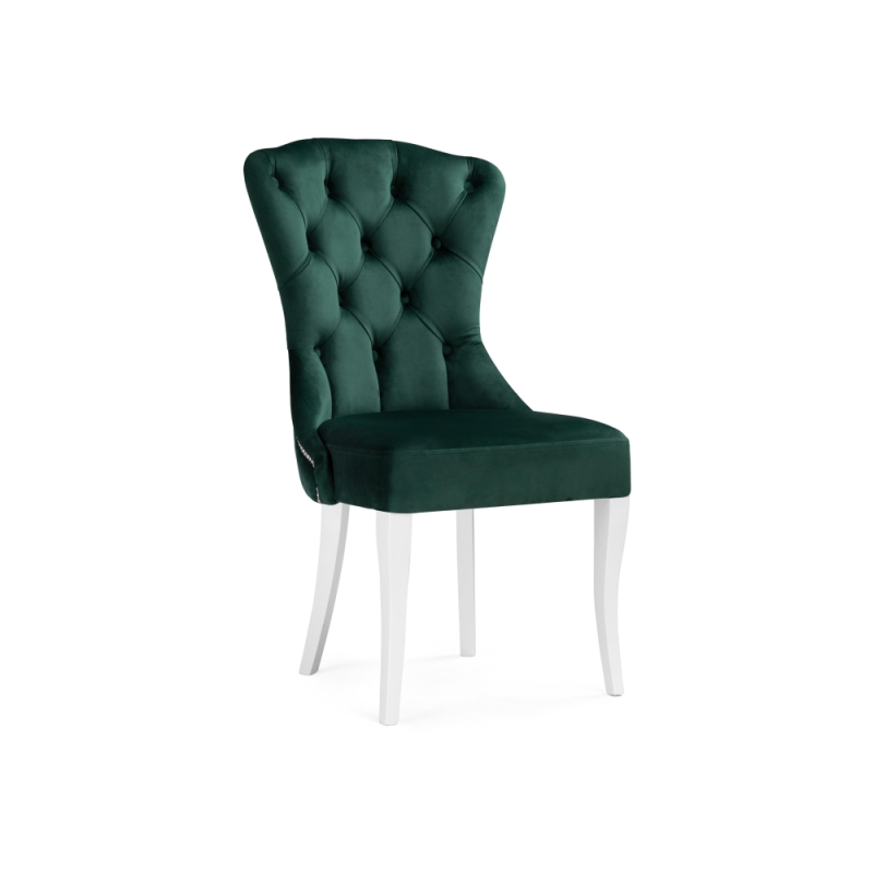 Деревянный стул Милано 1 зеленый / белый