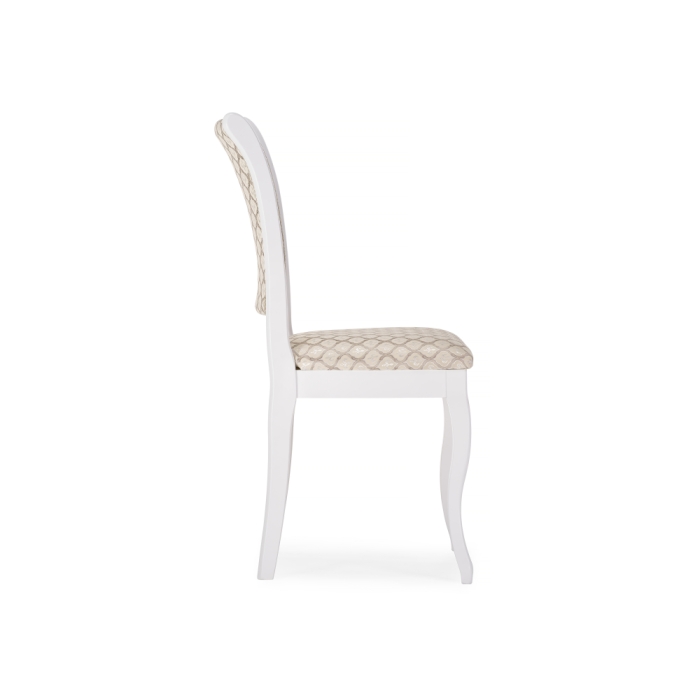 Деревянный стул Фабиано белый / бежевый