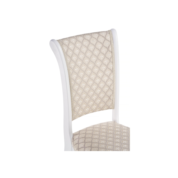 Деревянный стул Фабиано белый / бежевый