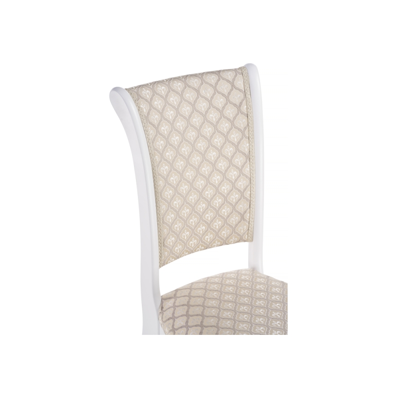 Деревянный стул Фабиано белый / бежевый