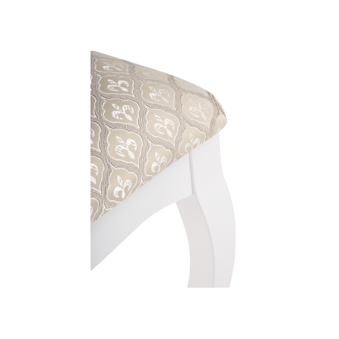 Деревянный стул Фабиано белый / бежевый