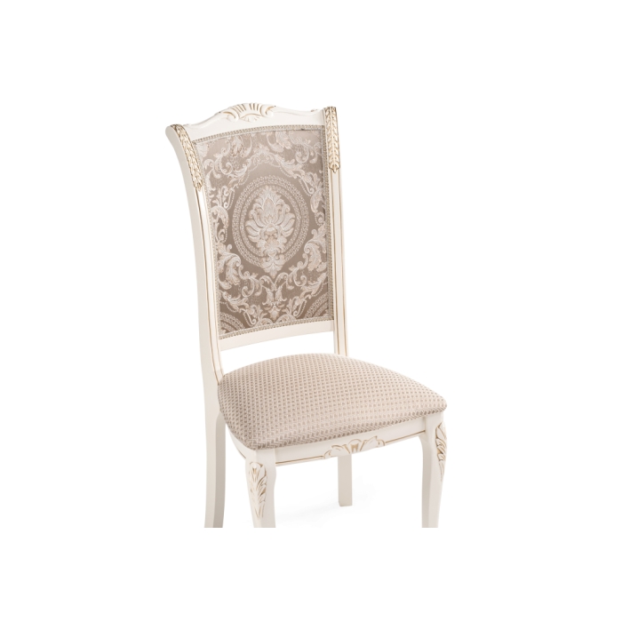 Деревянный стул Керия бежевый / слоновая кость