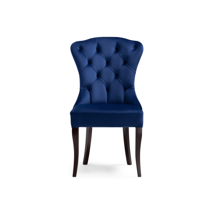 Деревянный стул Милано 1 синий / венге