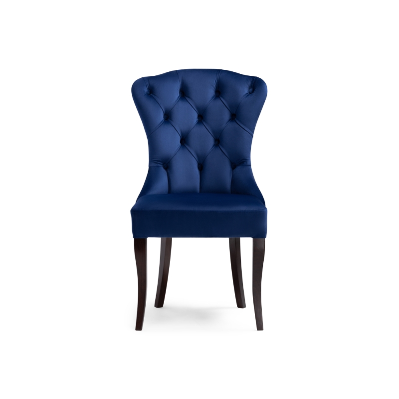 Деревянный стул Милано 1 синий / венге