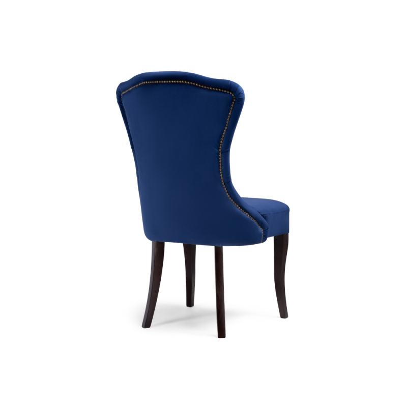 Деревянный стул Милано 1 синий / венге