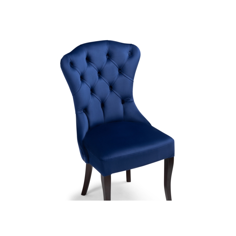 Деревянный стул Милано 1 синий / венге