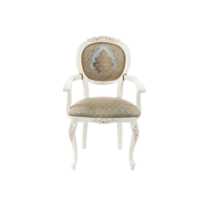 Кресло Adriano 2 молочный / патина