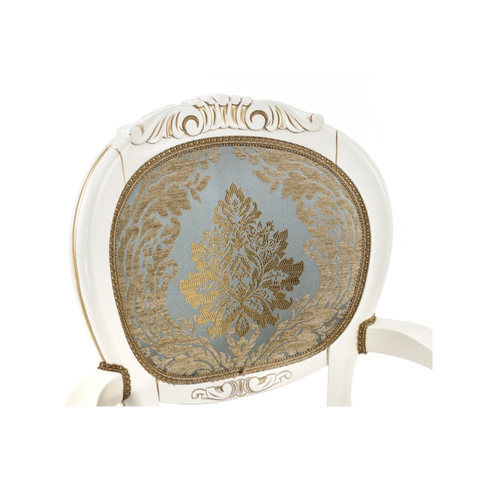 Кресло Adriano 2 молочный / патина