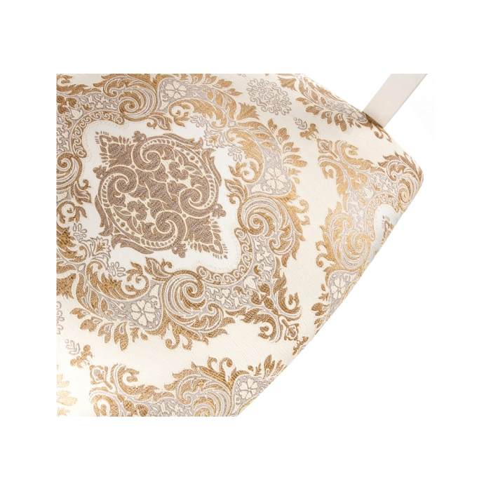 Кресло Bronte молочный / патина