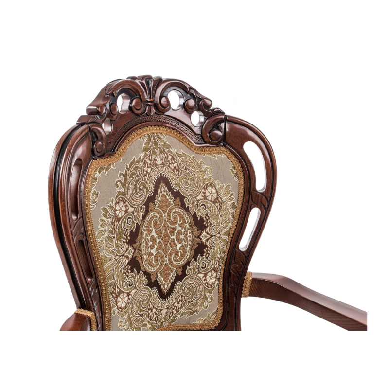 Кресло Bronte вишня / патина