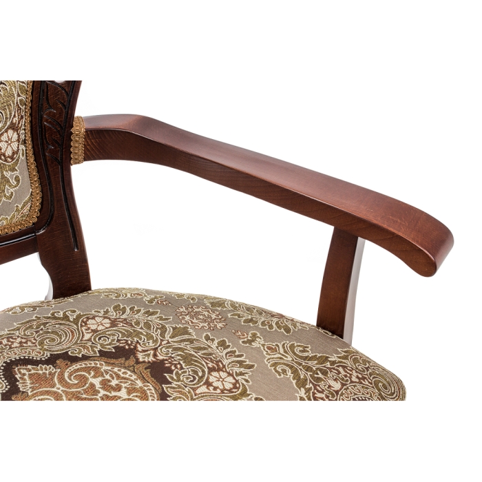 Кресло Bronte вишня / патина