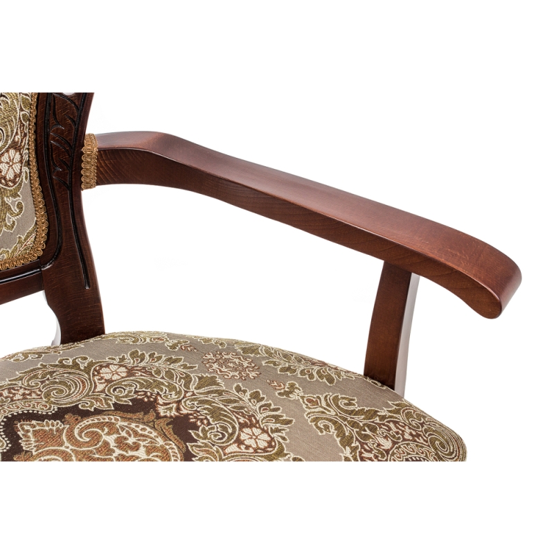 Кресло Bronte вишня / патина