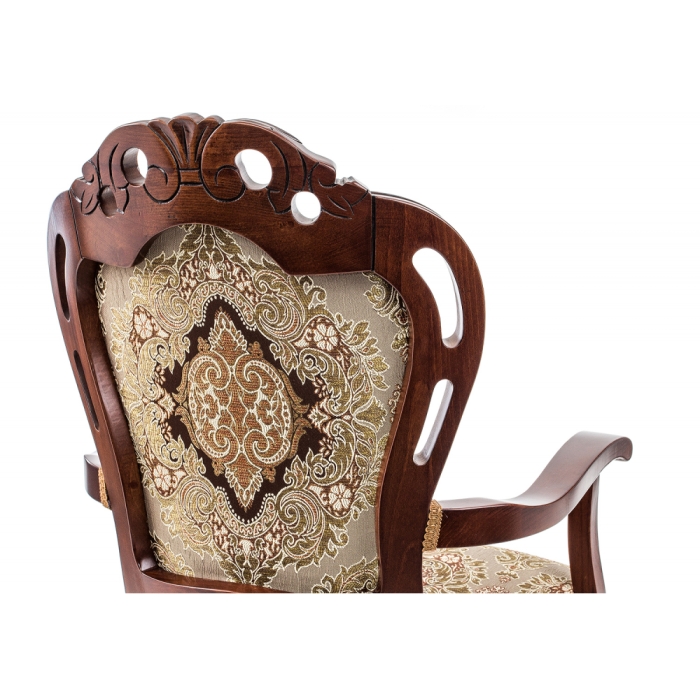 Кресло Bronte вишня / патина