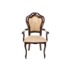 Кресло Bronte вишня с патиной /  бежевый