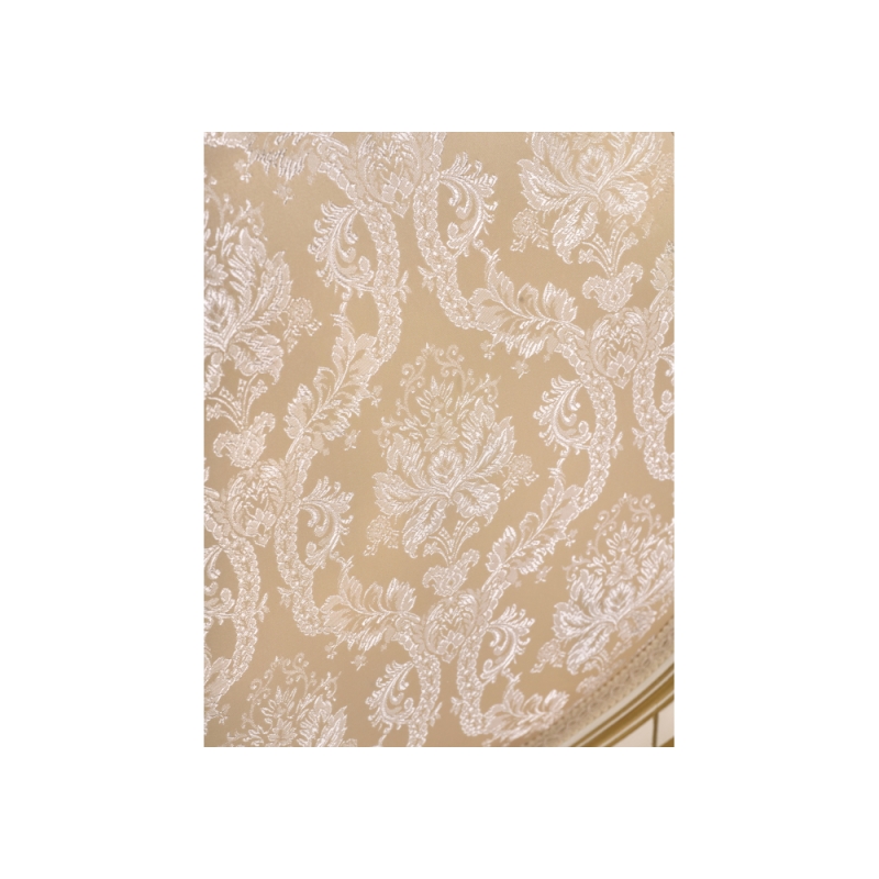 Кресло Данте молочный с золотой патиной