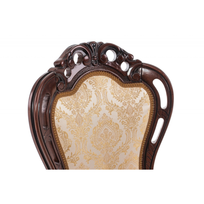 Стул Bronte вишня / бежевый патина