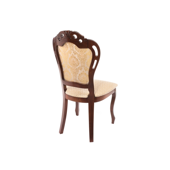 Стул Bronte вишня  с патиной / бежевый