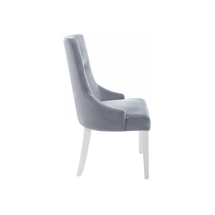 Стул Elegance white / grey
