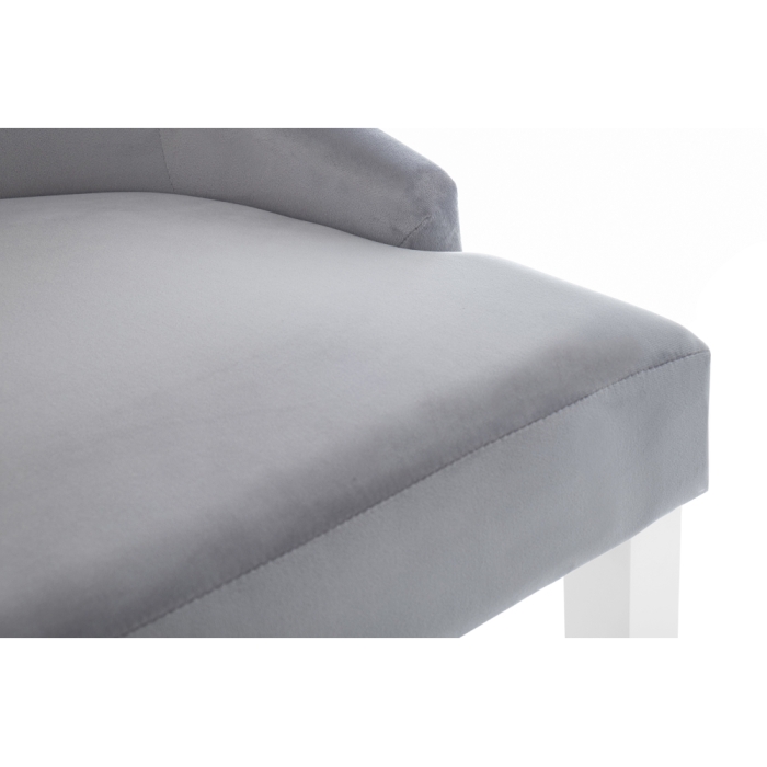 Стул Elegance white / grey