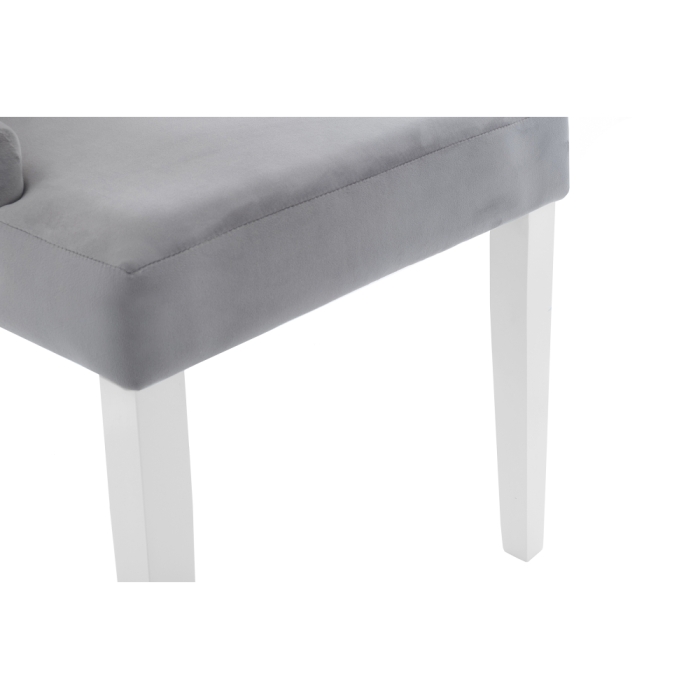 Стул Elegance white / grey