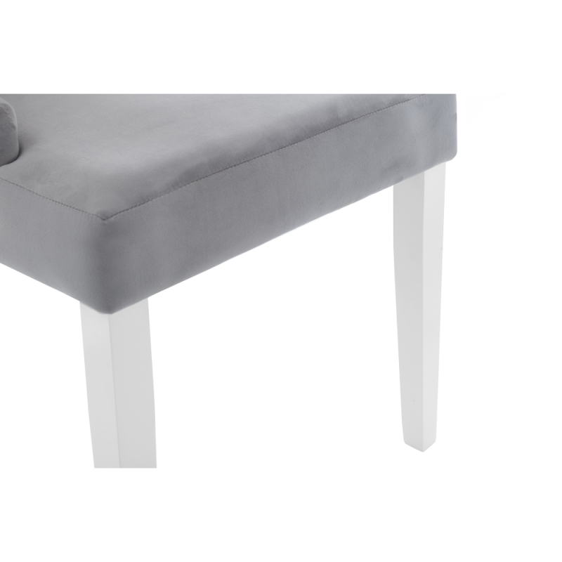 Стул Elegance white / grey