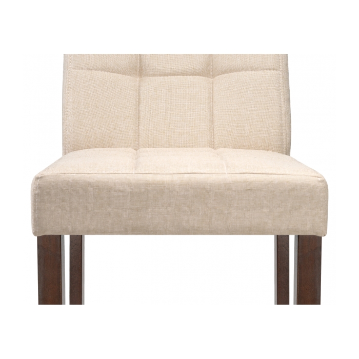 Стул Madina dark walnut / fabric cream