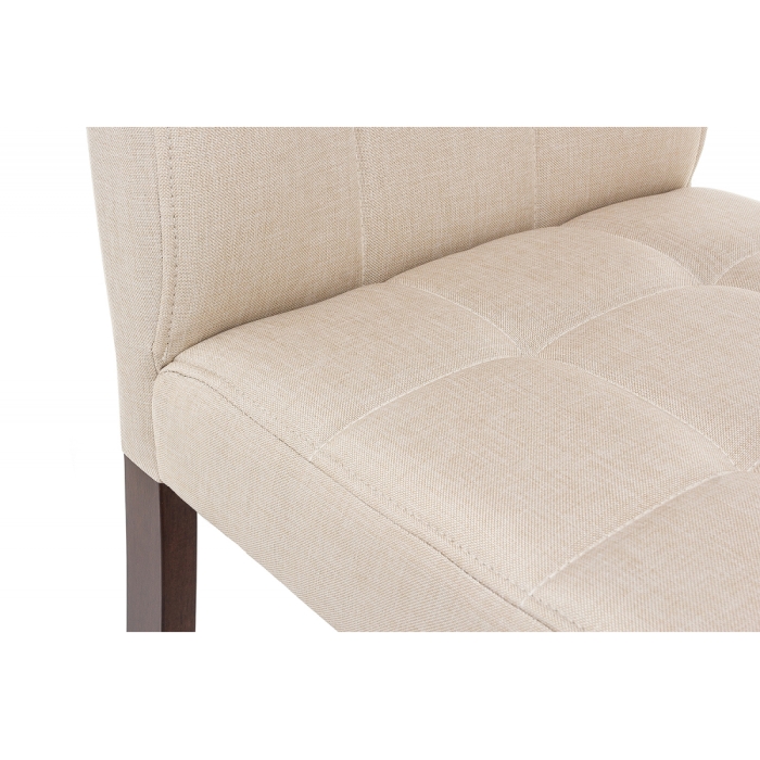 Стул Madina dark walnut / fabric cream