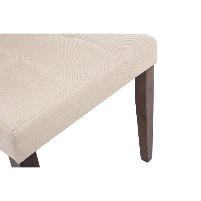 Стул Madina dark walnut / fabric cream