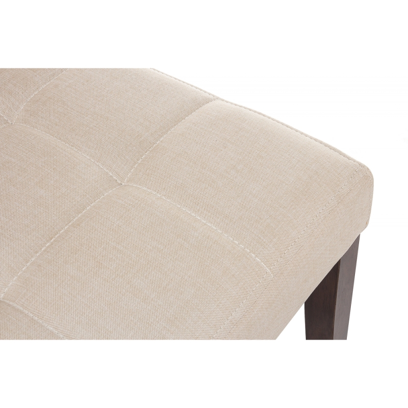 Стул Madina dark walnut / fabric cream