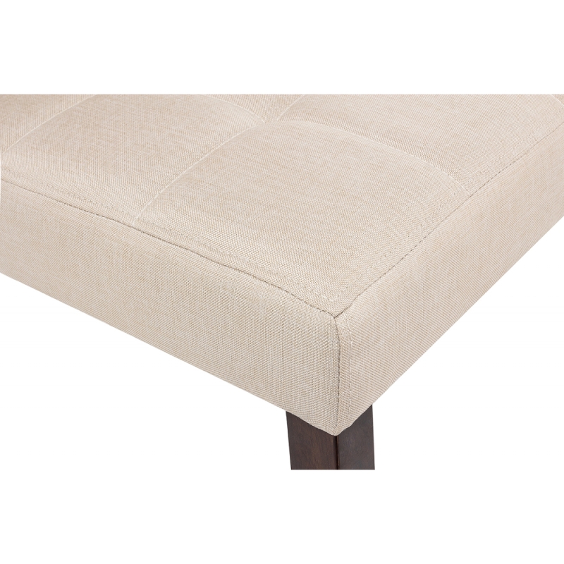 Стул Madina dark walnut / fabric cream