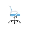 Компьютерное кресло Ergoplus blue / white