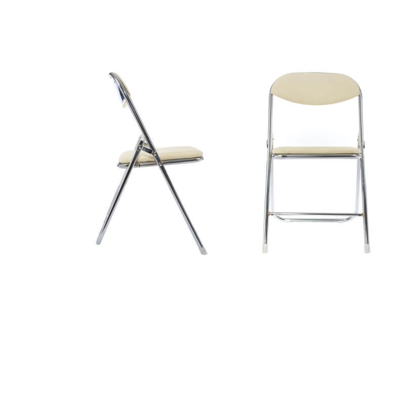 Стул Fold раскладной бежевый