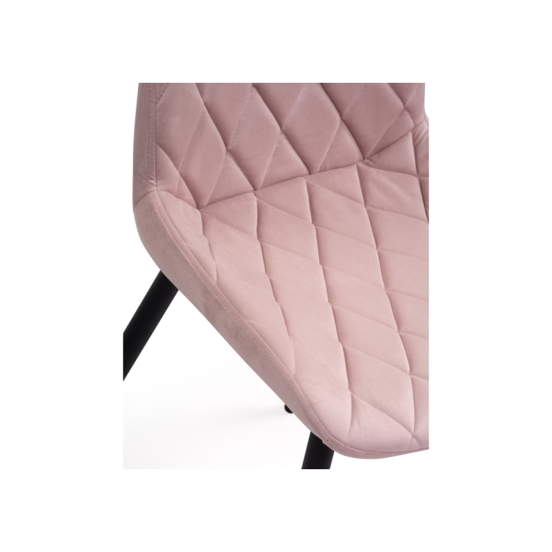 Стул на металлокаркасе Баодин Б/К розовый / черный