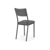 Стул на металлокаркасе Бекал темно-серый / графит
